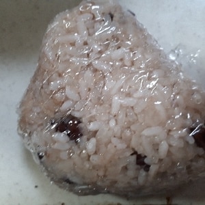 無洗米もち米で簡単！赤飯おにぎり